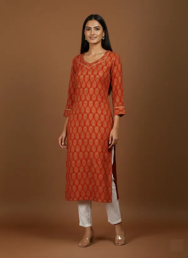 Crimson_Block_Print_Cotton_Embroidered_Straight_Kurta