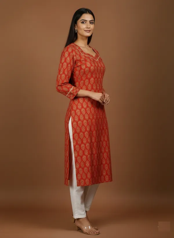 Crimson_Block_Print_Cotton_Embroidered_Straight_Kurta