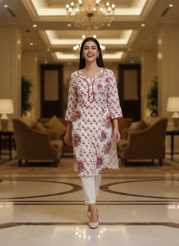 Elegant_Off-White_Floral_Cotton_Straight_Kurta