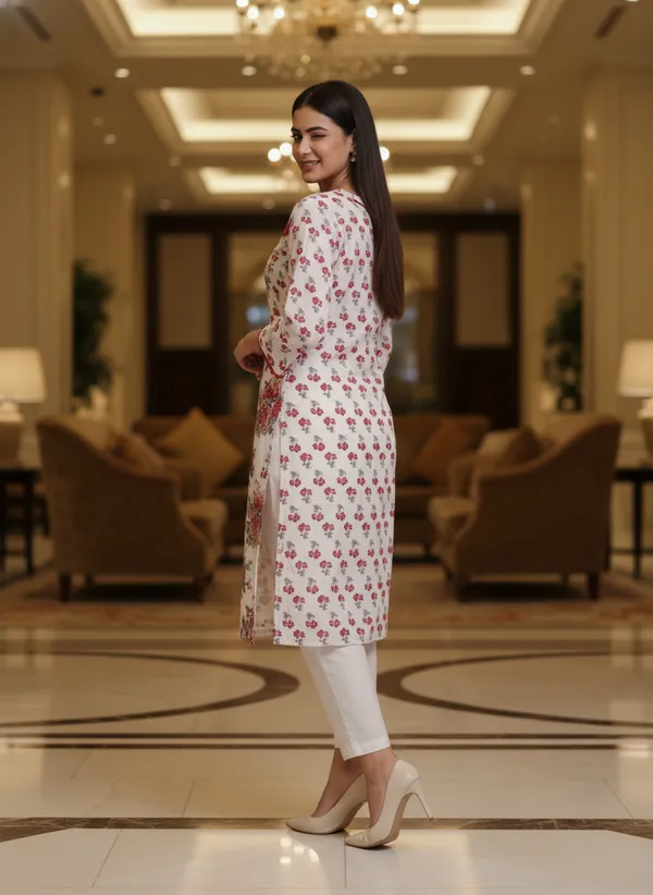 Elegant_Off-White_Floral_Cotton_Straight_Kurta