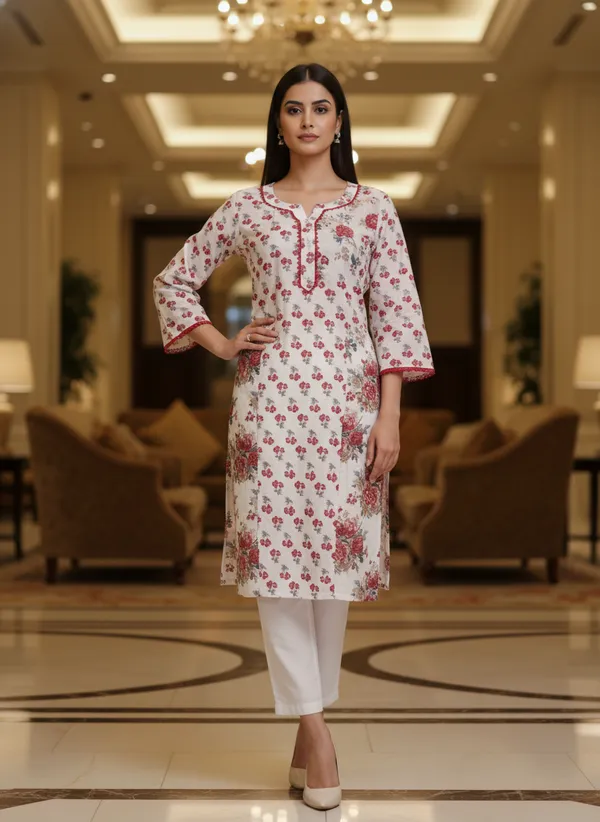 Elegant_Off-White_Floral_Cotton_Straight_Kurta