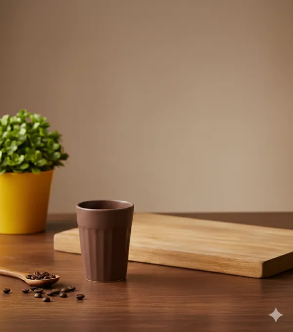 IZZYLYF_Ceramic_Cutting_Tea_Cups_|_Brown_|_Chai_Cups_for_Tea,_Coffee_&_Milk_|_Pottery_Style_Ceramic_Mugs_|_Microwave_&_Dishwasher_Safe_|_Hot_&_Cold_Beverages_|_150_Ml_|_Pack_of_6