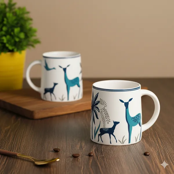Blue_Printed_Deer_Coffee_Mug_Pack_Of_2