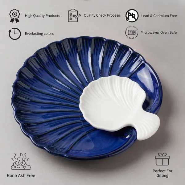 Blue_Sea_Shell_Small_19cm_Ceramic_Platter_With_Dip_Bowl