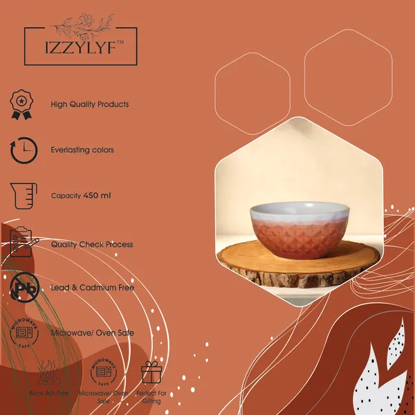 Pink_Studio_Pottery_Dual_Tone_Bowl_Pack_Of_4