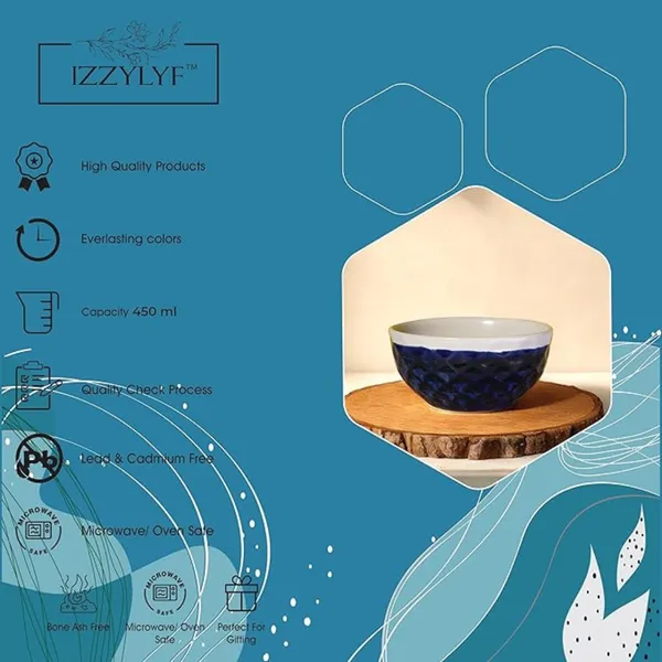 Blue_Studio_Pottery_Dual_Tone_Bowl_Pack_Of_4