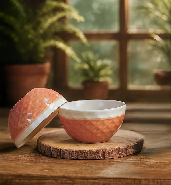 Pink_Studio_Pottery_Dual_Tone_Bowl_Pack_Of_2
