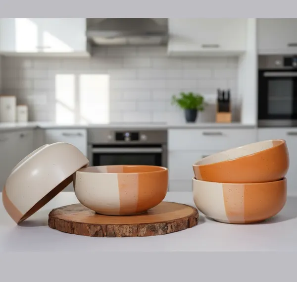 Orange_Tritone_Matte_Finish_Ceramic_Bowl_Pack_Of_4