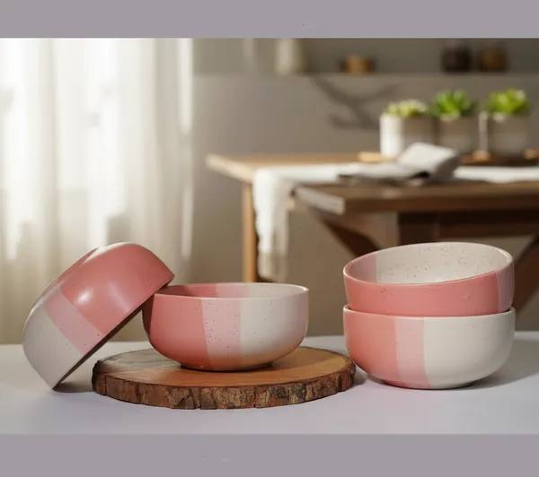 Pink_Tritone_Matte_Finish_Ceramic_Bowl_Pack_Of_4