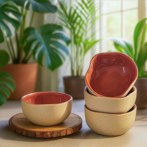 Maroon_Rustic_Terracotta_Bowl_Pack_Of_4