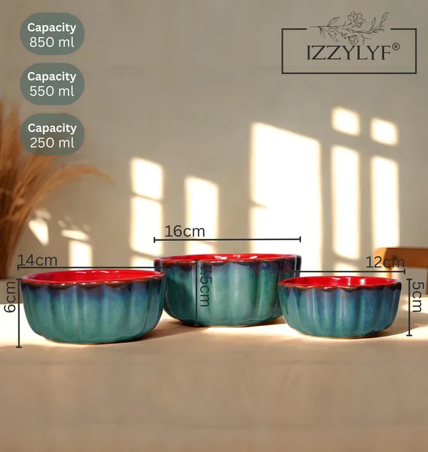 Green_Sunset_Mirage_Ceramic_Stackable_Bowl-_Pack_Of_3