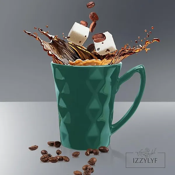 Green_Diamond_Cut_Coffee_Mug_Set_Pack_Of_2