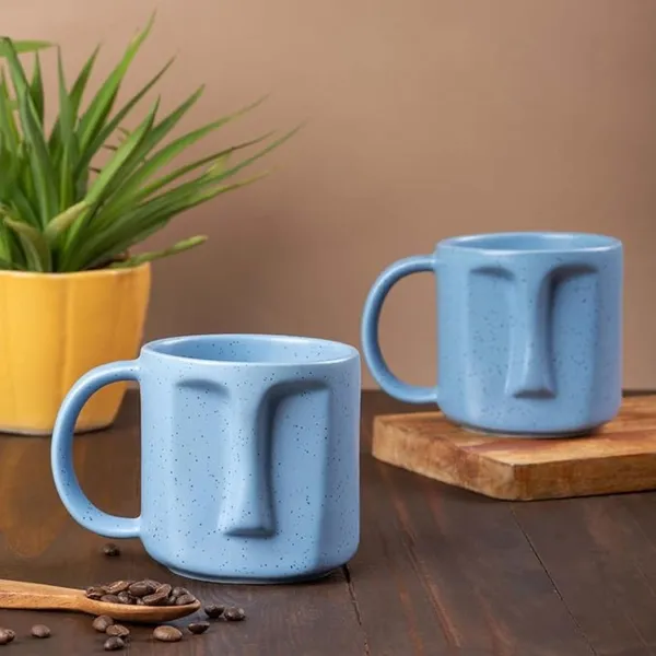 Blue_Expression_Face-Shaped_Ceramic_Coffee_Mug_Pack_Of_2