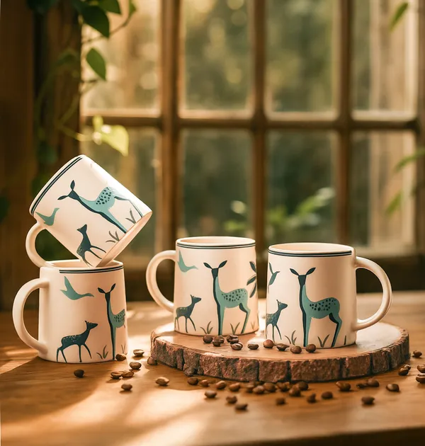Blue_Printed_Deer_Coffee_Mug_Pack_Of_2