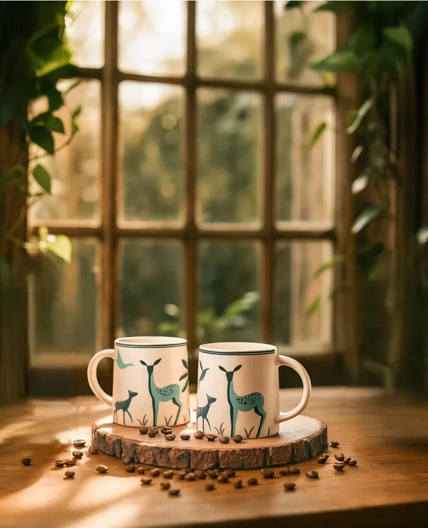 Blue_Printed_Deer_Coffee_Mug_Pack_Of_2