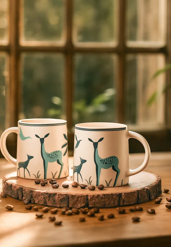 Blue_Printed_Deer_Coffee_Mug_Pack_Of_2