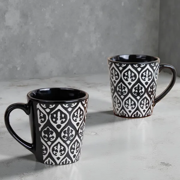 Black_Leaf_Design_Ceramic_Coffee_Mug_Pack_Of_2