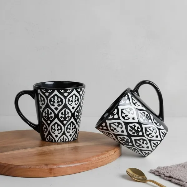 Black_Leaf_Design_Ceramic_Coffee_Mug_Pack_Of_2