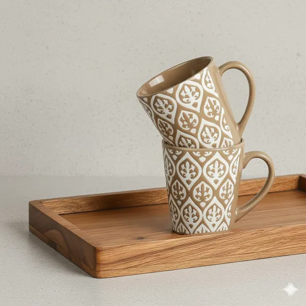 Brown_Leaf_Design_Ceramic_Coffee_Mug_Pack_Of_2
