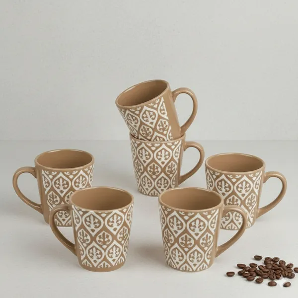 Brown_Leaf_Design_Ceramic_Coffee_Mug_Pack_Of_2