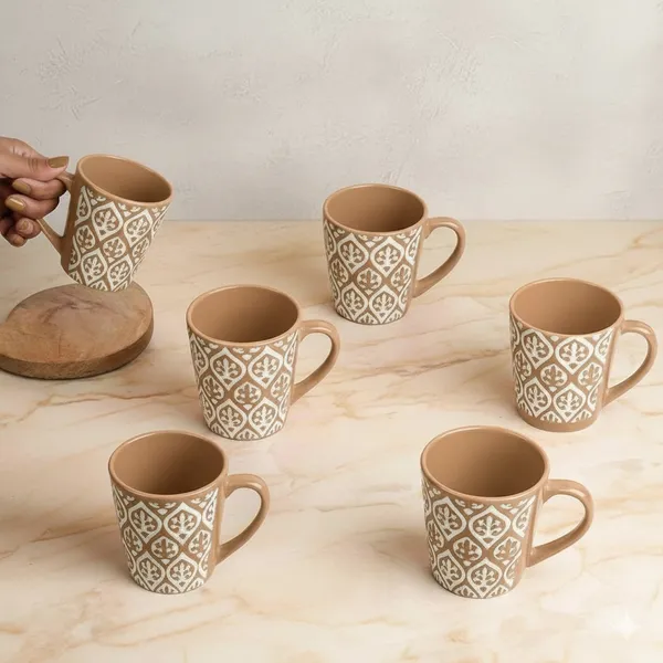 Brown_Leaf_Design_Ceramic_Coffee_Mug_Pack_Of_2