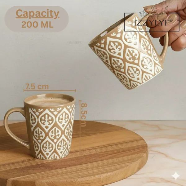 Brown_Leaf_Design_Ceramic_Coffee_Mug_Pack_Of_2
