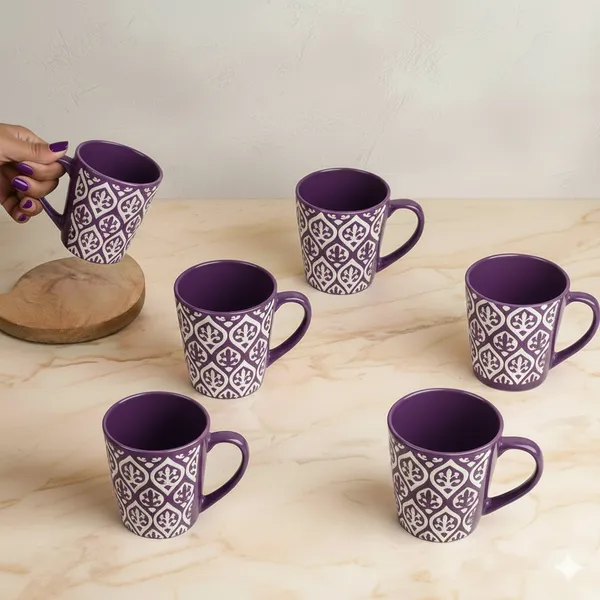 Purple_Leaf_Design_Ceramic_Coffee_Mug_Pack_Of_2
