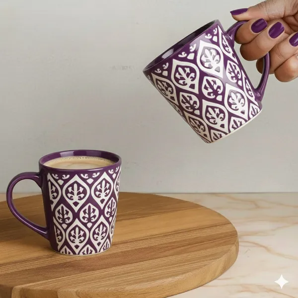 Purple_Leaf_Design_Ceramic_Coffee_Mug_Pack_Of_2