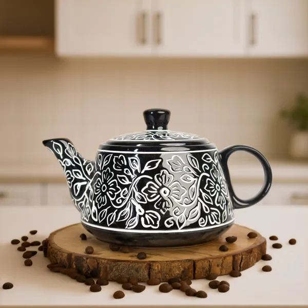 Black_Crafted_Mughal_Ceramic_Kettle_Tea_Set,_1_Kettle_&_6_Cups-_Pack_Of_7