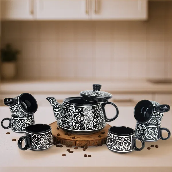 Black_Crafted_Mughal_Ceramic_Kettle_Tea_Set,_1_Kettle_&_6_Cups-_Pack_Of_7