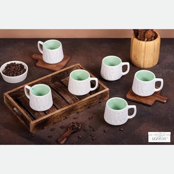 Green_Bell-Curved_Ceramic_Tea_Cup_Pack_Of_6