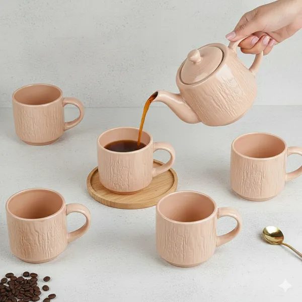 Peach_Stone_Classic_Ceramic_Tea_Cup_Pack_Of_6
