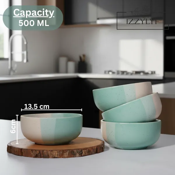 Green_Tritone_Matte_Finish_Ceramic_Bowl_Pack_Of_4