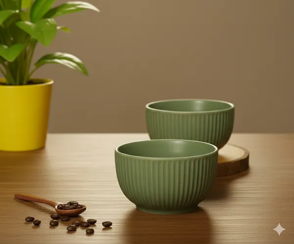 Green_Matte_Finish_Ribbed_Ceramic_Bowl_Pack_Of_2