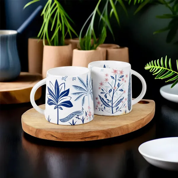 Blue_Blossom_Grove_Ceramic_Coffee_Mugs_Set_of_2-300_ml_Each