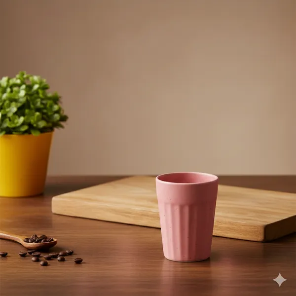 IZZYLYF_Ceramic_Cutting_Tea_Cups_|_Pink_|_Chai_Cups_for_Tea,_Coffee_&_Milk_|_Pottery_Style_Ceramic_Mugs_|_Microwave_&_Dishwasher_Safe_|_Hot_&_Cold_Beverages_|_150_Ml_|_Pack_of_6