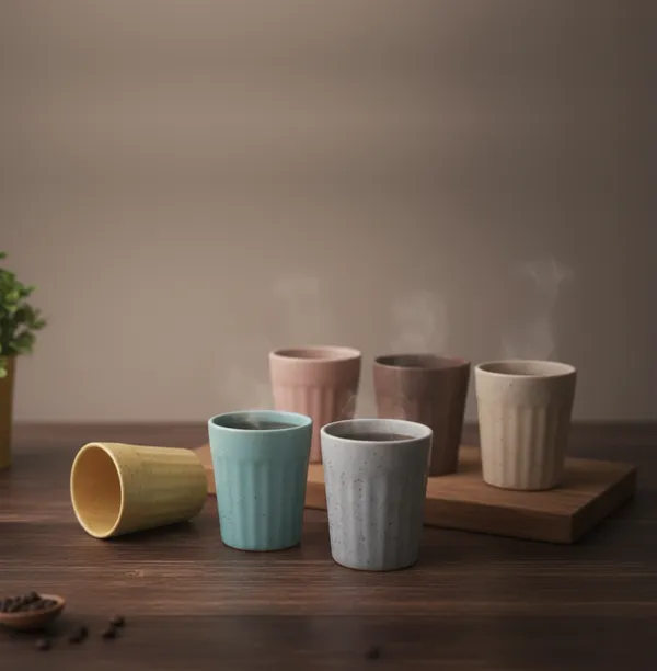 IZZYLYF_Ceramic_Cutting_Tea_Cups_|_Multicolor_|_Chai_Cups_for_Tea,_Coffee_&_Milk_|_Pottery_Style_Ceramic_Mugs_|_Microwave_&_Dishwasher_Safe_|_Hot_&_Cold_Beverages_|_150_ml_|_Pack_of_6
