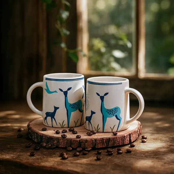 Forest_Meadow_Ceramic_Coffee_Mugs_Set_of_2_with_Serving_Tray