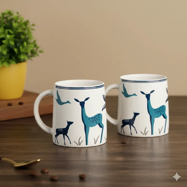 Forest_Meadow_Ceramic_Coffee_Mugs_Set_of_2_with_Serving_Tray