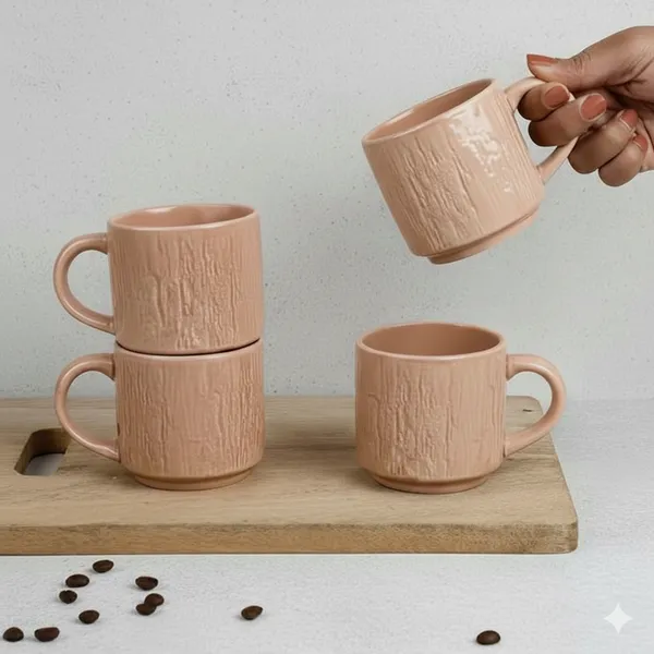 Peach_Stone_Classic_Ceramic_Tea_Cup_Pack_Of_6