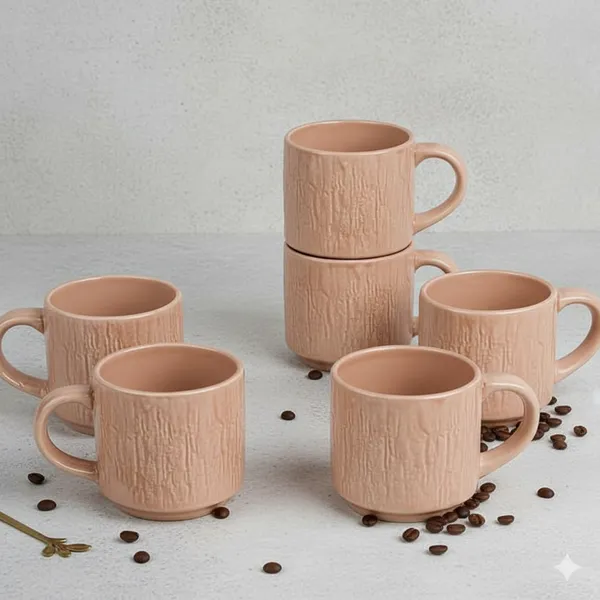 Peach_Stone_Classic_Ceramic_Tea_Cup_Pack_Of_6
