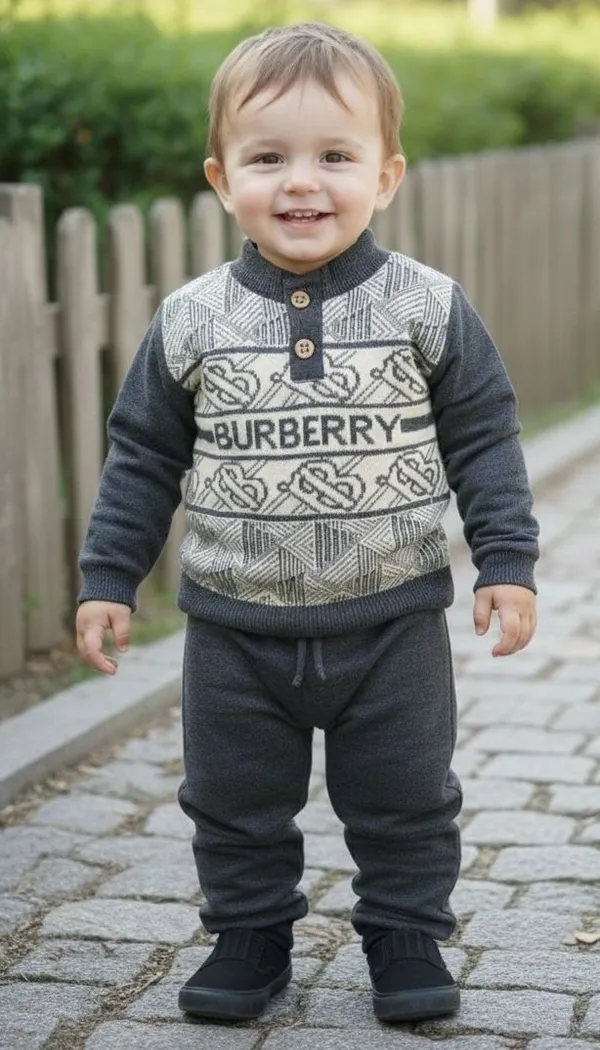 Grey_Barbie_Casual_Sweatshirt_Sweatpant_For_Baby_Boys_&_Girls