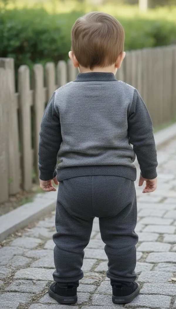 Grey_Barbie_Casual_Sweatshirt_Sweatpant_For_Baby_Boys_&_Girls