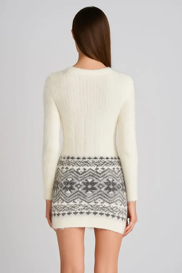 White_Bodycon_Above_Knee/Mid_Thigh_Length_Bodycon_Dress_For_Women