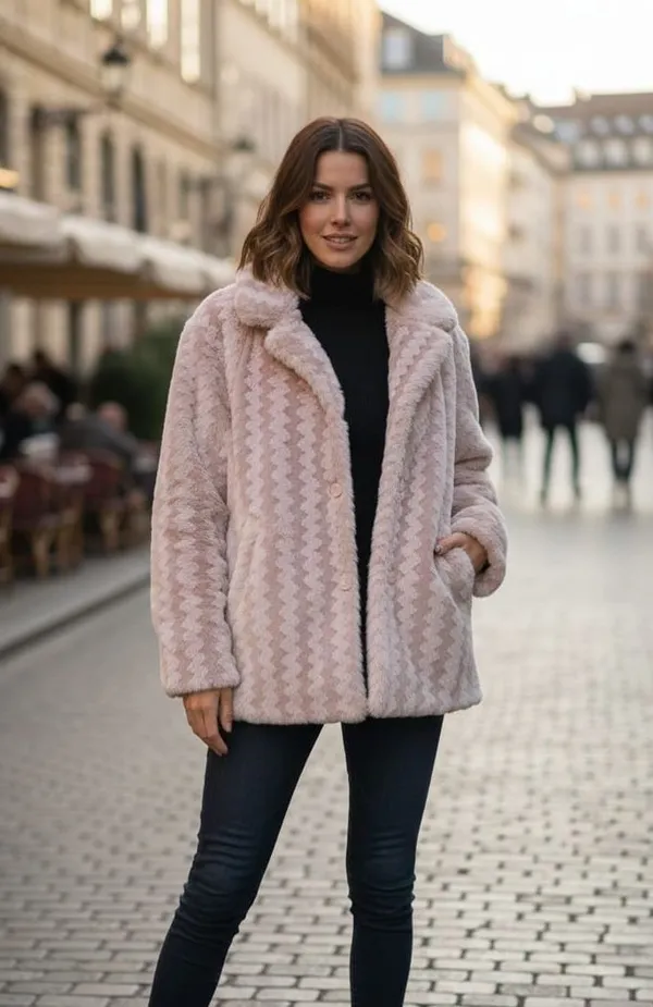 Off_White_&_Pink_Full_Sleeve_Graphic_Print_Jacket_For_Women