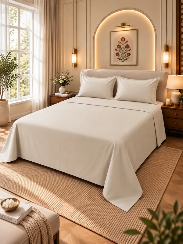 Coconut_Milk_Premium_Satin_Cotton_King_Size_Bedsheet
