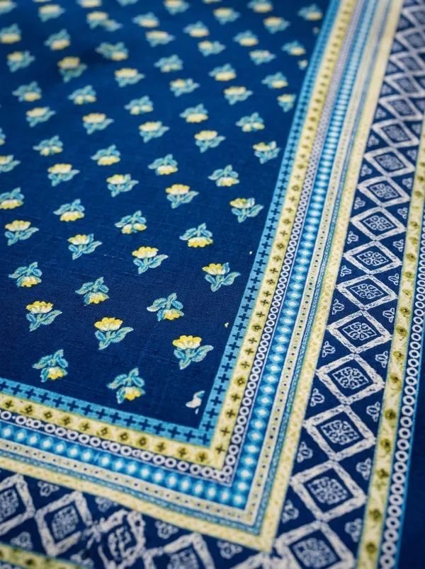 Indigo_&_Yellow_100%_Pure_Cotton_King_Size_Double_Bed_Bedsheet