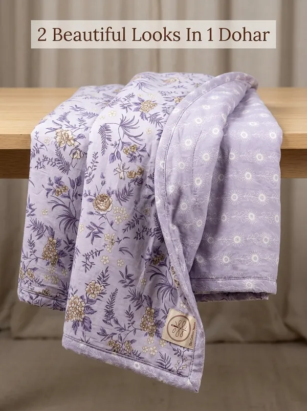 Lavender_Mist_Gold_Reversable_Pure_Cotton_Single_Bed_Dohar_
