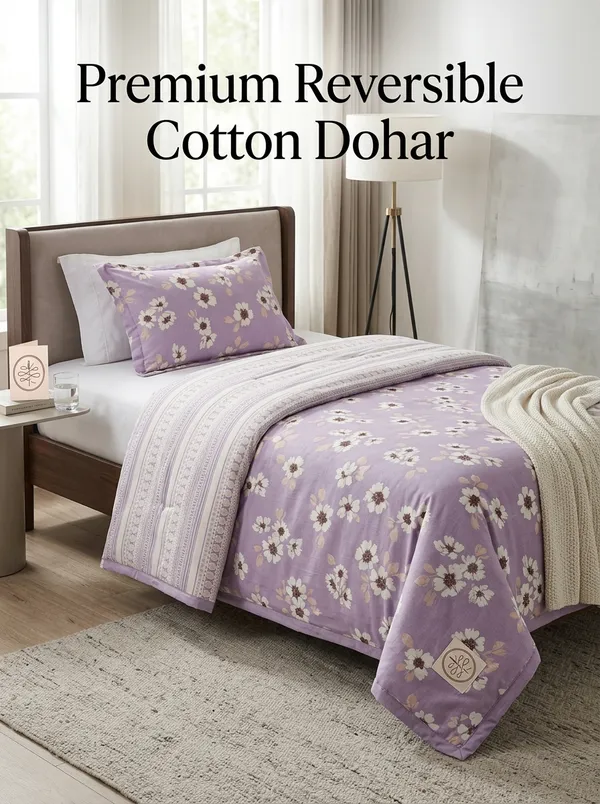 Lilac_Bloom_Elegance_Reversable_Pure_Cotton_Single_Bed_Dohar
