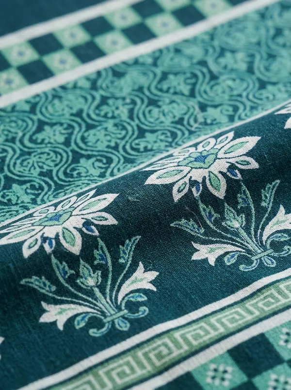 Midnight_Teal_Royale_100%_Pure_Cotton_King_Size_Double_Bed_Bedsheet_